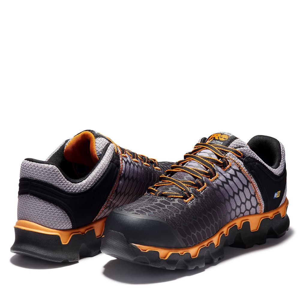 Zapatos De Seguridad Timberland Mujer Pro® Powertrain Sport Alloy Toe Sd Gris/Negras - Chile UIZ-862